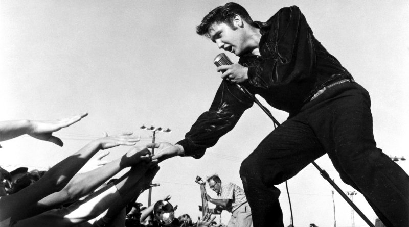 Elvis Presley reaches No.1 on Hot 100 with "Don't Be Cruel" in 1956