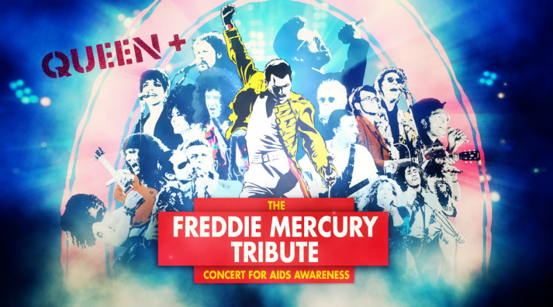 On this day in 1992 The Freddie Mercury Tribute Concert takes place in a crowded Wembley Stadium, featuring an all star line up